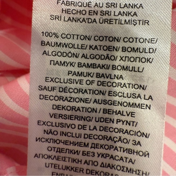 RALPH Lauren Women's Striped Pink White Long Sleeve Button-Down Shirt Sz 1X NWOT - Picture 10 of 10